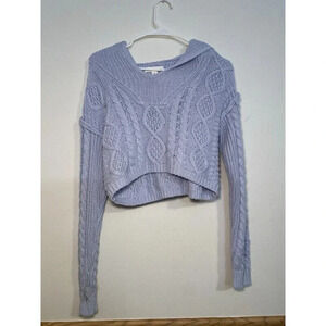 Knitted XS Aeropostale Light Blue Women Sweater